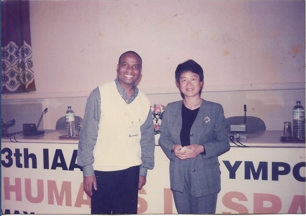 Photo 7. 2000 at the Space Conference, Santorini, Greece.