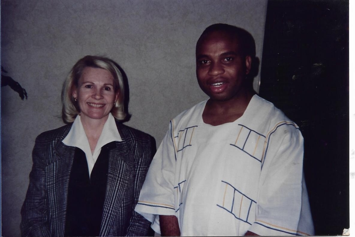 Photo 8. 2000 at the Space Conference, Santorini, Greece.