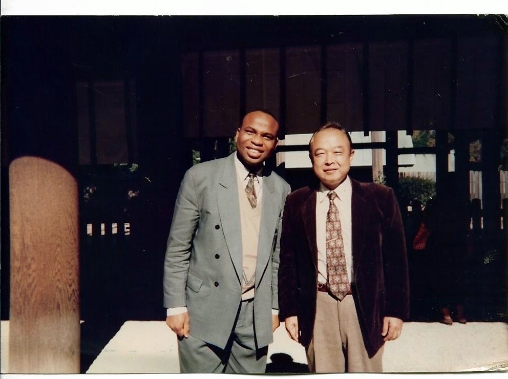 Photo 3. 1995 at the Neurolab Space Conference, University of Nagoya, Japan.